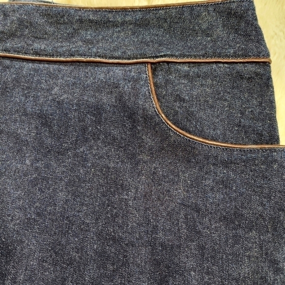 Denim skirt Mini Dark blue color Size 14 OLD NAVY NWT - Picture 7 of 12